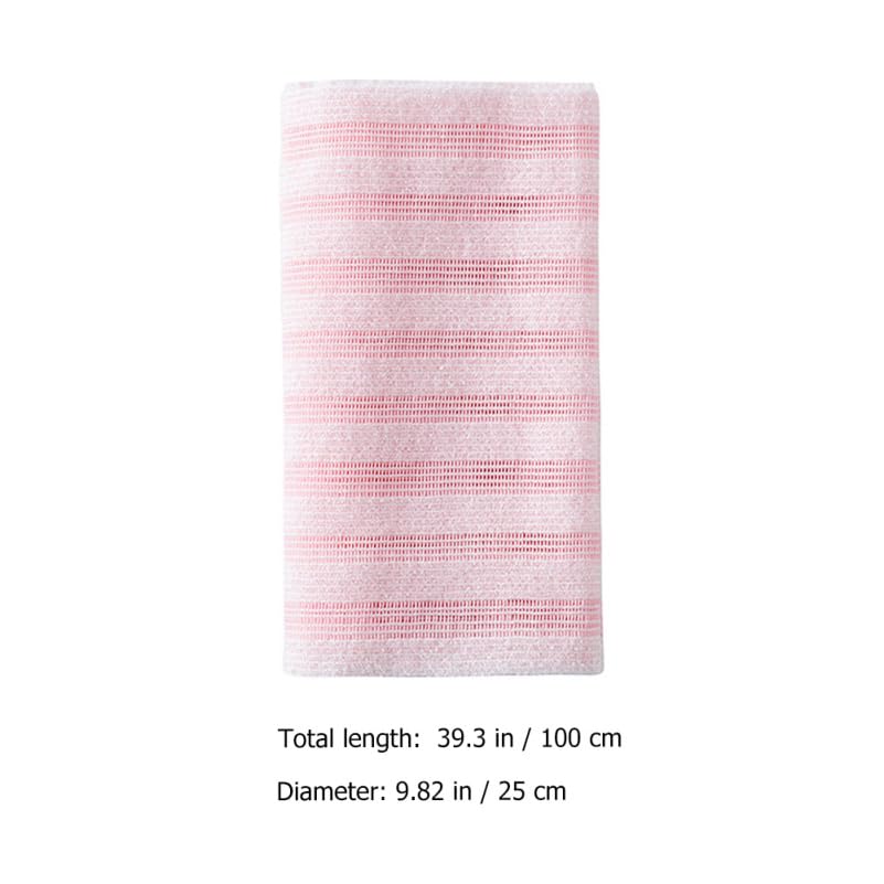 Healeved 2 Pack Bath Towels Long Strip Exfoliating Towel 39.37 X 9.84 X 0.24 in Body Scrubber for Shower Back Scrubber for Men and Women Skin