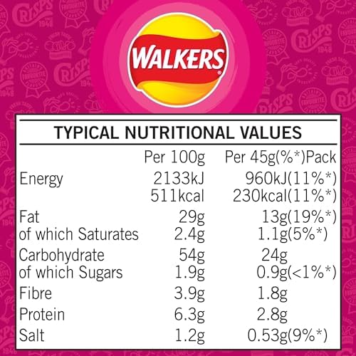 Walkers Crisps Prawn Cocktail 32X45G