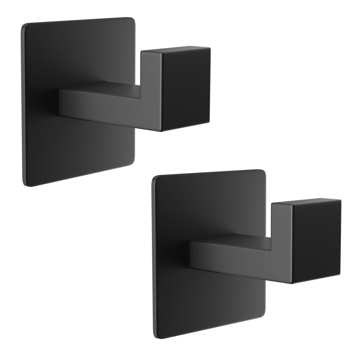 YUET Towel Hooks for Clothes Closet Sponges Robe Hook Self Adhesive (No Drilling), Coat Hook for Bathroom Kitchen Hotel Garage 304 Stainless Steel