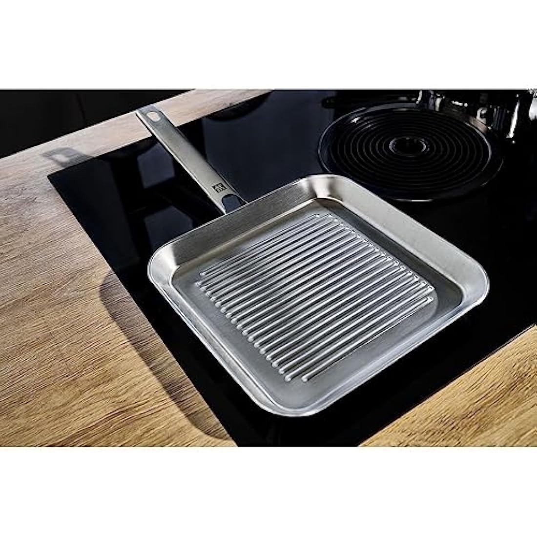 ZWILLING 40996-024-0 Plus, Square Grill Pan, Cast Iron, 24 x 24 cm, Clad