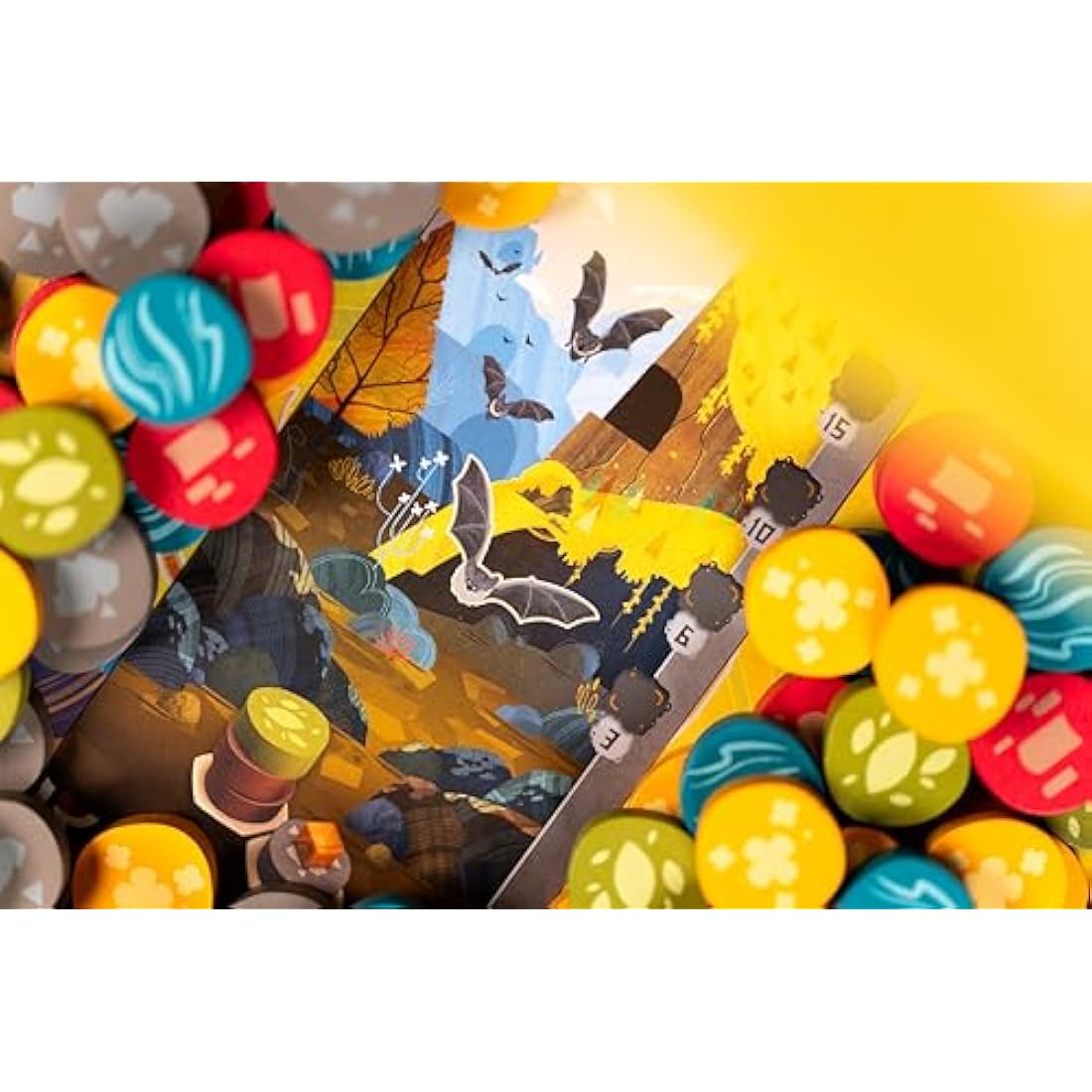 Libellud - Asmodee - Harmonies - Board Games - Family and Friends Games - Creation of Landscapes and Habitats for Animals - Strategy and Creativity - For Ages 10 and Above - French Version