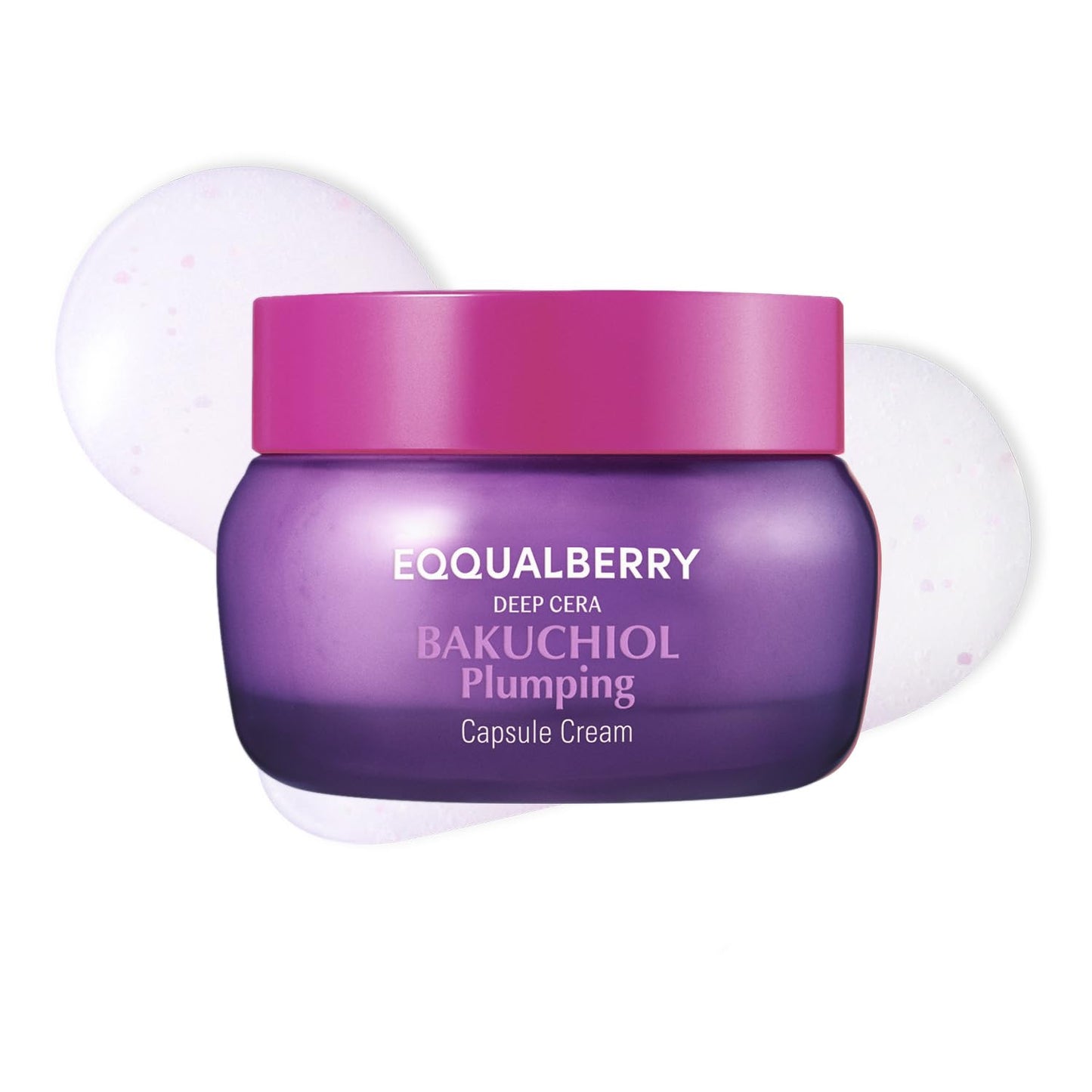 EQQUALBERRY Equalberry Deep Cera Bakuchiol Plumping Capsule Cream, 50ml, 99% Pure Bakuchiol, Non-Irritating Facial Moisturiser