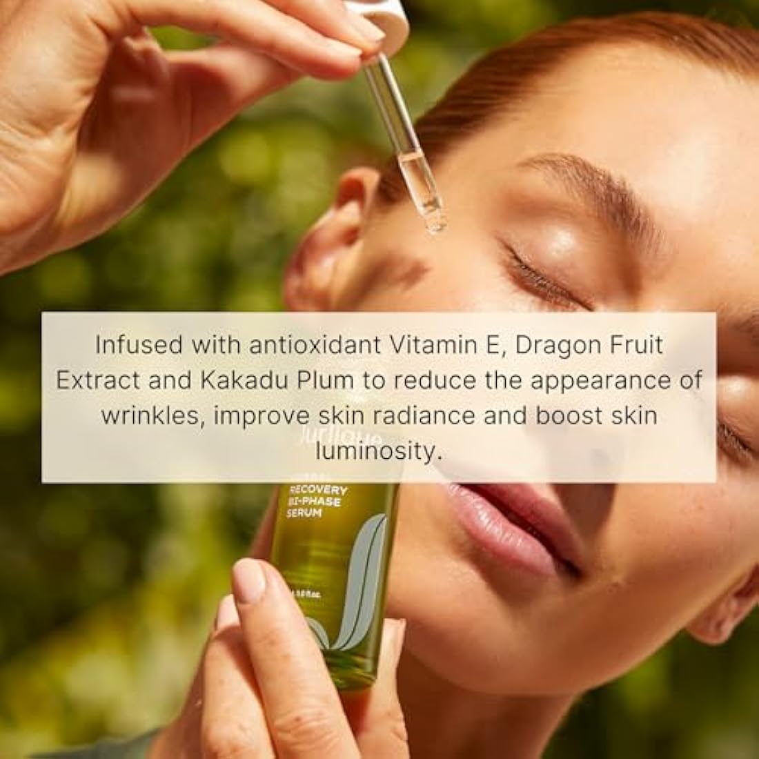 Jurlique - Herbal Recovery Bi-Phase Serum Hyaluronic Acid - Smooth Fine Lines, Even Tone, Intense Hydration, Boost Glow, Strengthen Moisture Barrier - All Skin Types - Natural Ingredients - 30ml
