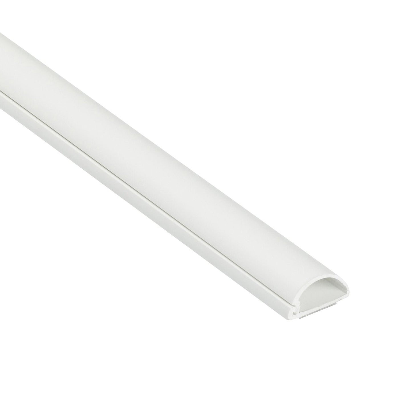 D-Line Micro+ Trunking, Cable Cover, Half Round Paintable Cable Trunking, Self-Adhesive Cable Tidy, Decorative Wire Hider, Electrical Cable Management