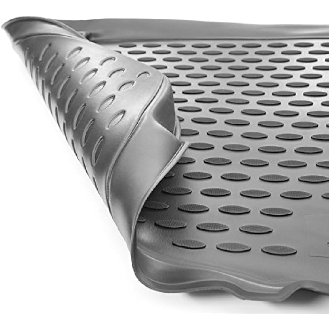 Novline MAT013 Custom Tailored Fit Black Rubber Boot Liner Tray Mat