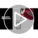 Morphy Richards Equip Kettle, 1.7L, 3Kw Rapid boil, Removeable Limescale Filter, Easy View Water Gauge, Stainless Steel Case, Red, 102785