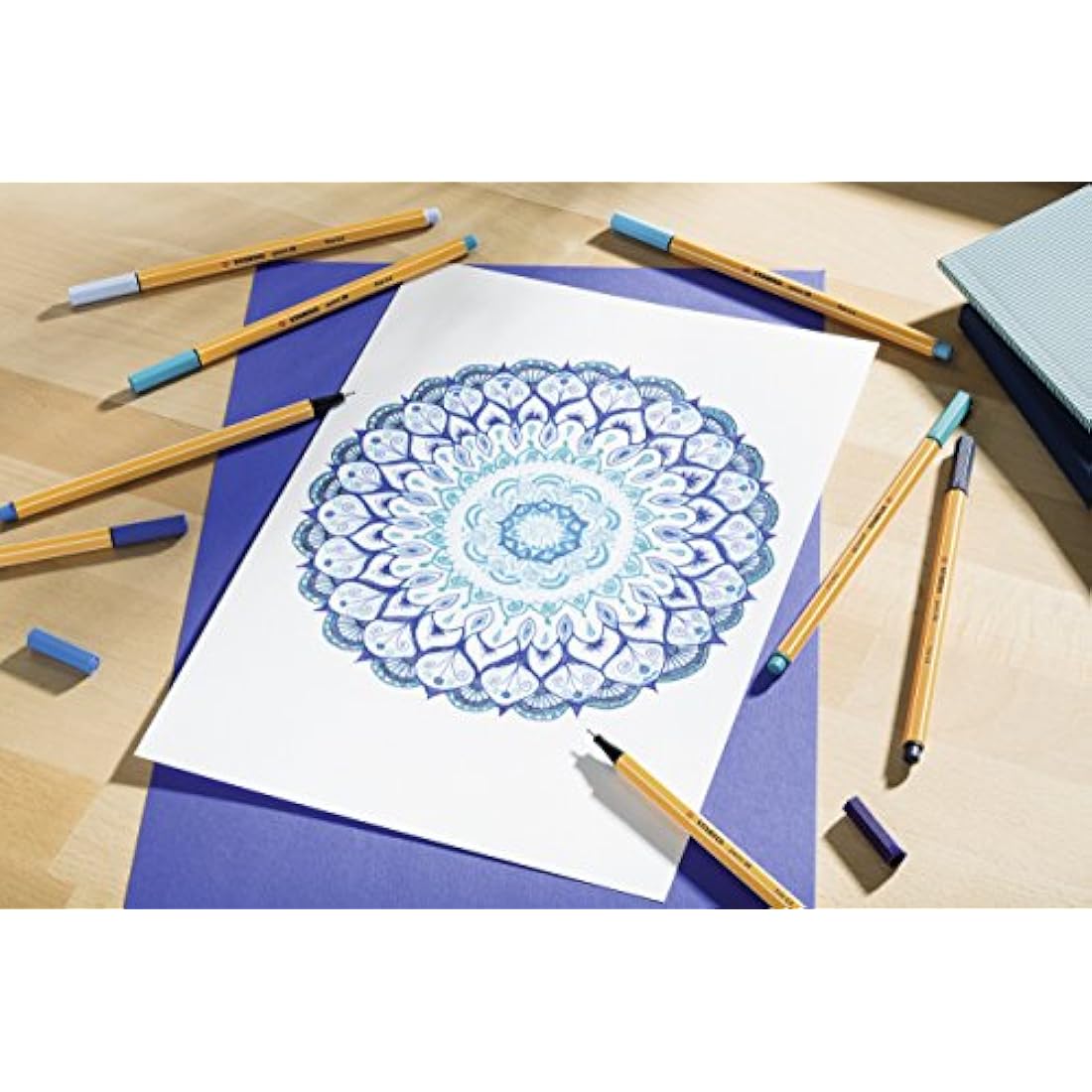 STABILO point 88 - Fineliner - Tin of 50 - Assorted Colours