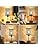 GyroVu Crystal Table Lamp, Black Touch Lamp for Bedside Nightstand with USB C+A Ports, 3 Way Dimmable with Crystal Shade for Bedroom, Living Room, Office (Buld Included)