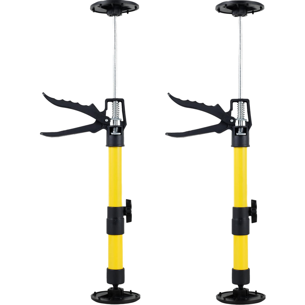 Eummy 2Pcs Telescopic Quick Support Rod Adjustable 50-115cm 3rd Hand Support System Heavy Duty 40KG Capacity Support Pole Non-Slip Door Frame Strut