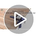 Nuovoware Table Vise 70mm, 360° Swivel Base Universal Home Vise Portable Bench Clamp, Clamp-on Vises Bench Clamps Fixed Tool for Woodworking,Metalworking,Cutting Conduit,Drilling,Sawing, Army Green
