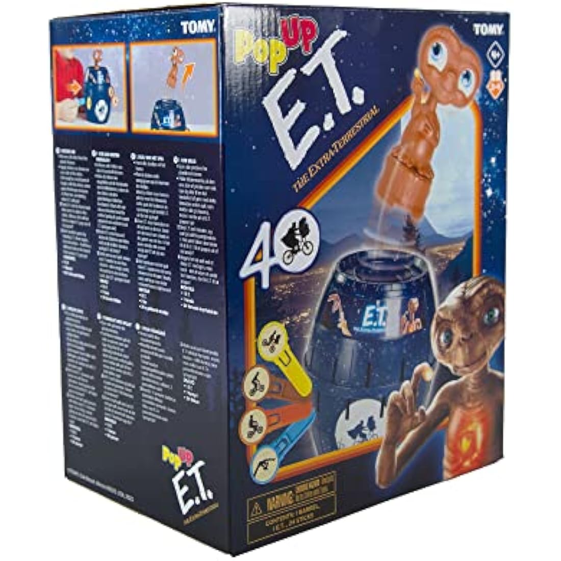 TOMY T73418 Pop Up E.T. Family & Preschool Kids Board Game, 2-4 Players, Suitable For Boys & Girls Aged 4+