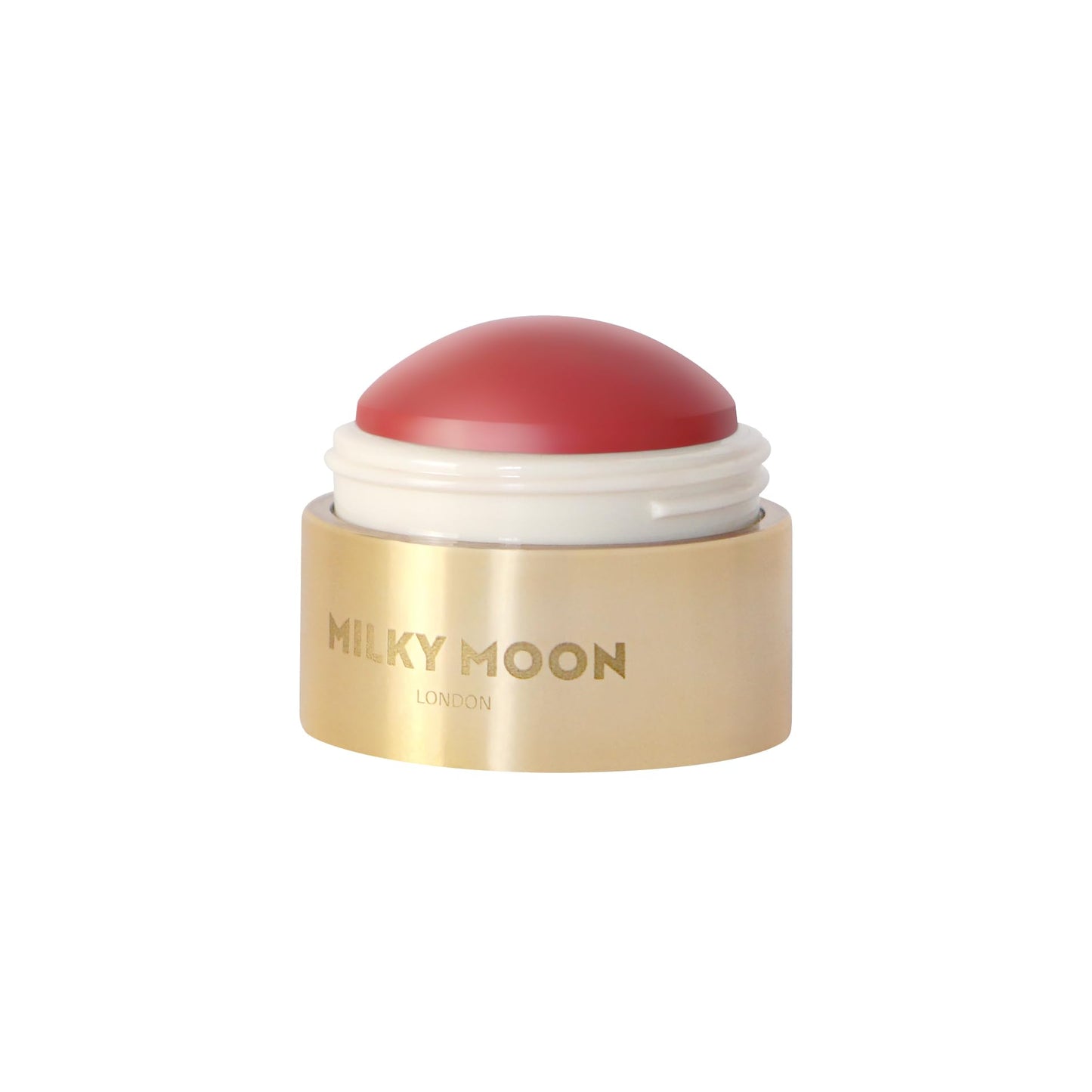 Milky Moon London Stellar Cheeks Cream Blush, Long-lasting, Lightweight Formula for Cheeks, Lips & Eyes, Infused with Coconut & Jojoba, Scarlet Ember