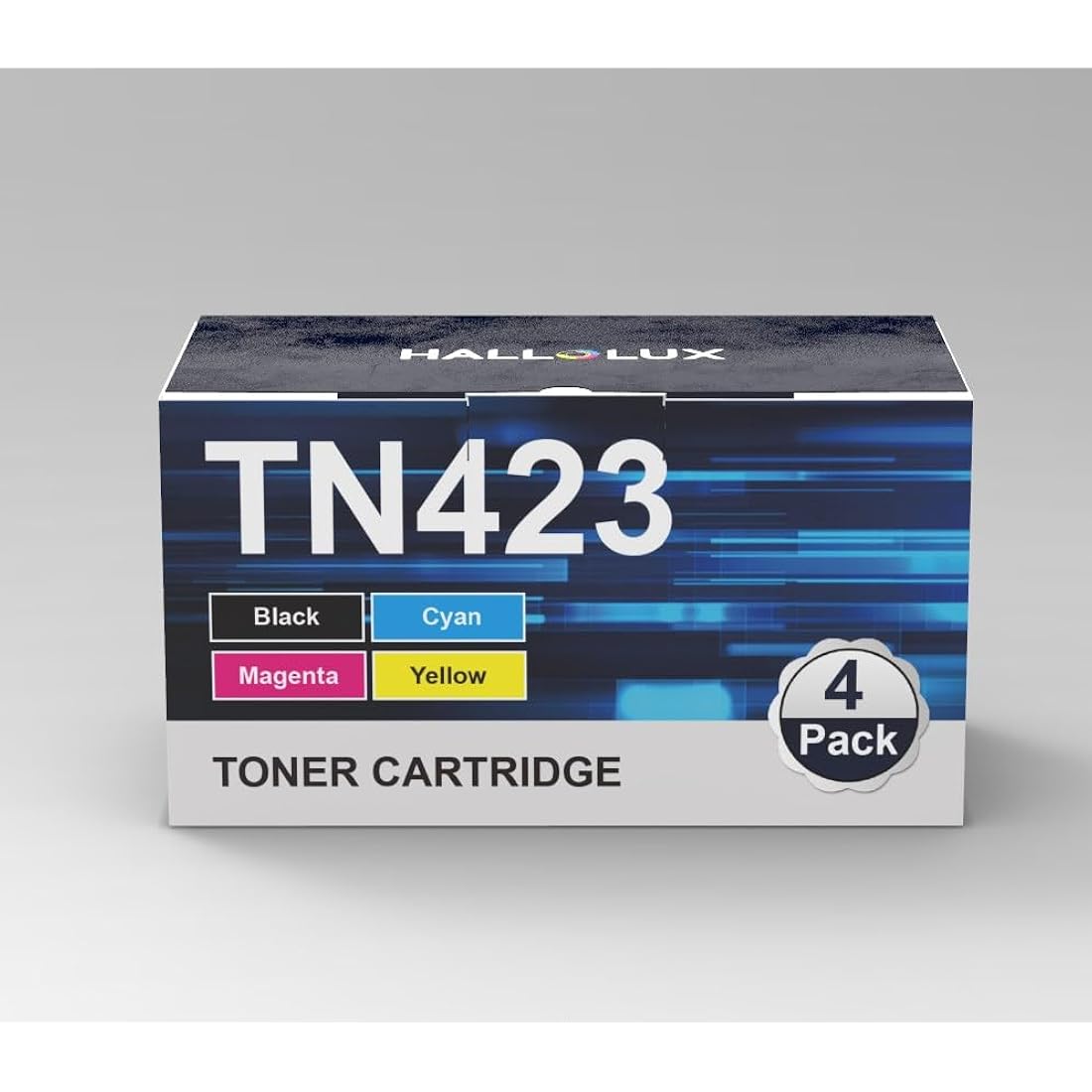 TN423 Toner Cartridges Compatible for Brother TN-423 Toner Multipack TN421 TN-421 for Brother MFC-L8690CDW HL-L8260CDW DCP-L8410CDW HL-L8360CDW MFC-L8900CDW(Black, Cyan, Magenta, Yellow, 4 Pack)
