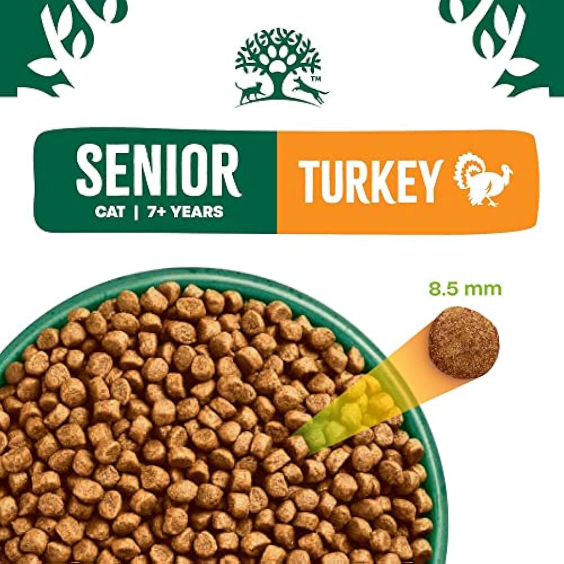 James Wellbeloved Senior Turkey 4 kg Bag, Hypoallergenic Dry Cat Food