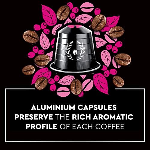 Carte Noire, Espresso Intense, Nespresso Compatible Aluminium Capsules, 1 Pack of 60 Coffee Pods, 100% Arabica, Dried Fruit and Chocolate Notes, Intensity 9/10, Rich and Lasting Taste