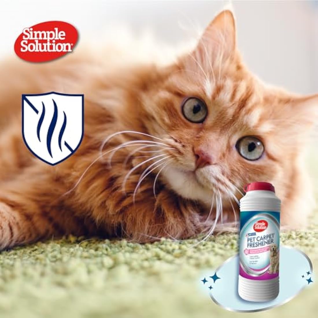 Simple Solution Pet Carpet Freshener with Enzymatic Cleaning Granules - 500g