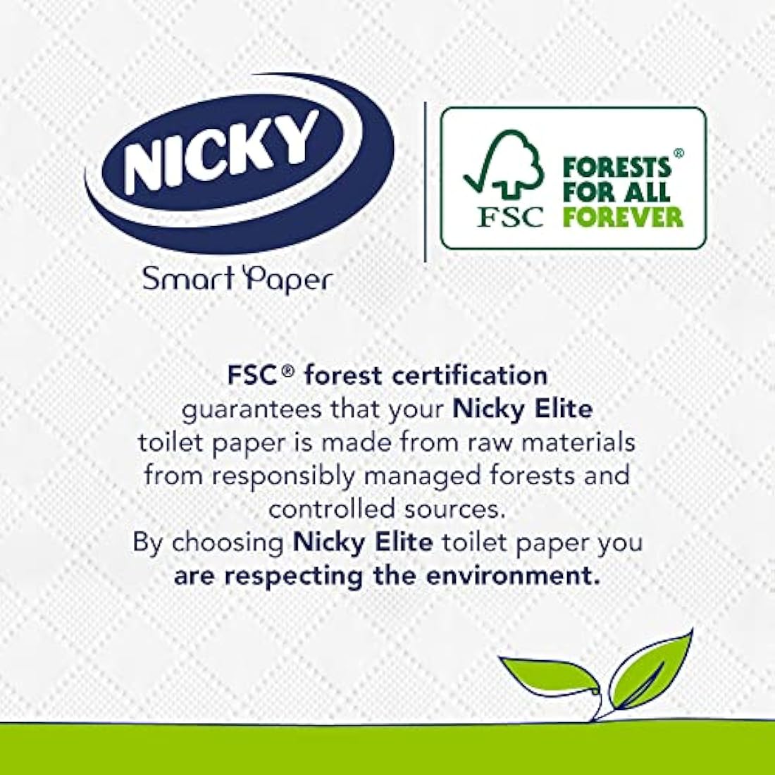 Nicky Elite Scented Toilet Tissue | 24 Rolls of White Toilet Paper| 3-ply | Talc Scent | Softness to The Skin | Enriched with Lotion |100% FSC Certified Paper | Extra Value Pack