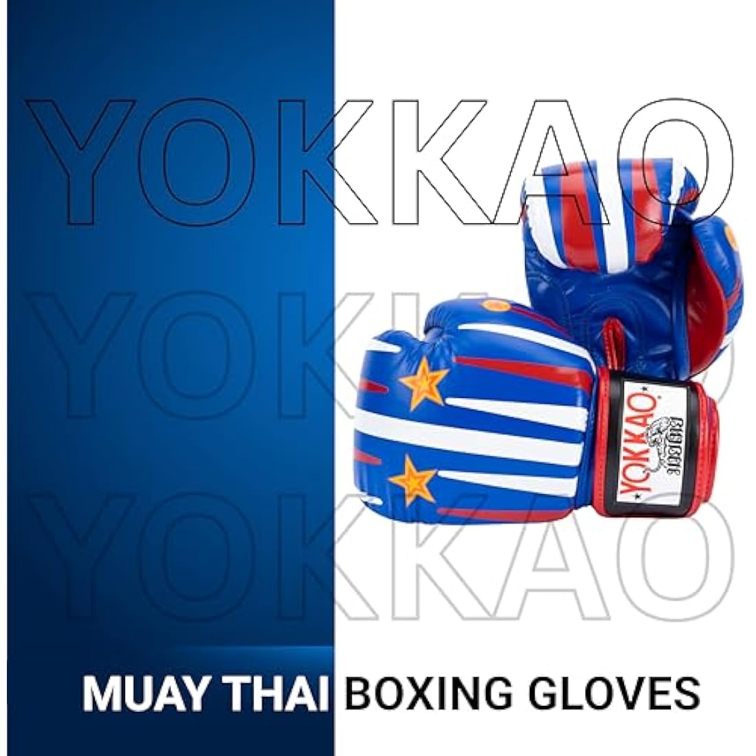 YOKKAO Design Breathable Muay Thai Boxing Glove | Premium Leather Training and Sparring Gloves for Men and Women | Winning Boxing Gloves | Punching Gloves