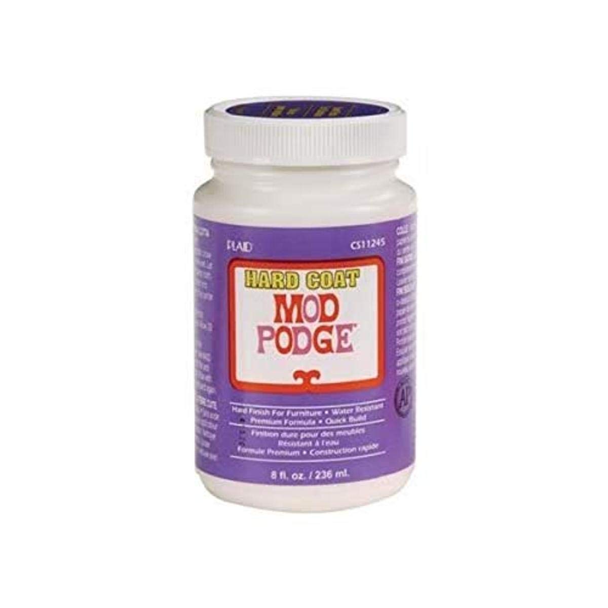 Mod Podge 8 oz Hard Coat, 236 ml (Pack of 1), 8oz