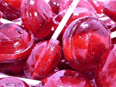 Cherry Mega Lollies (x25)