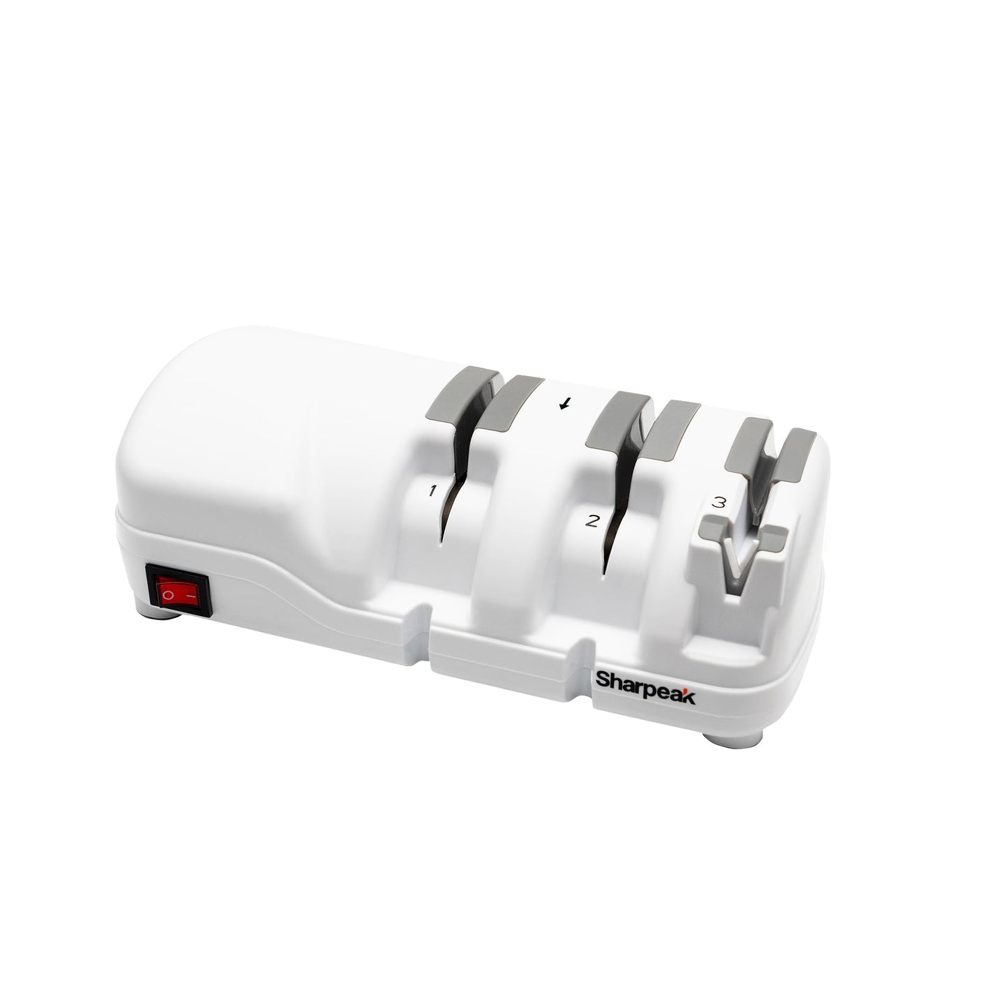 Sharpeak 198H-SPK Professional Electric Knife Sharpener with Versatile 3 Stages, Monocrystalline Diamond Wheels, Overheat Protection, Ultra-Quiet