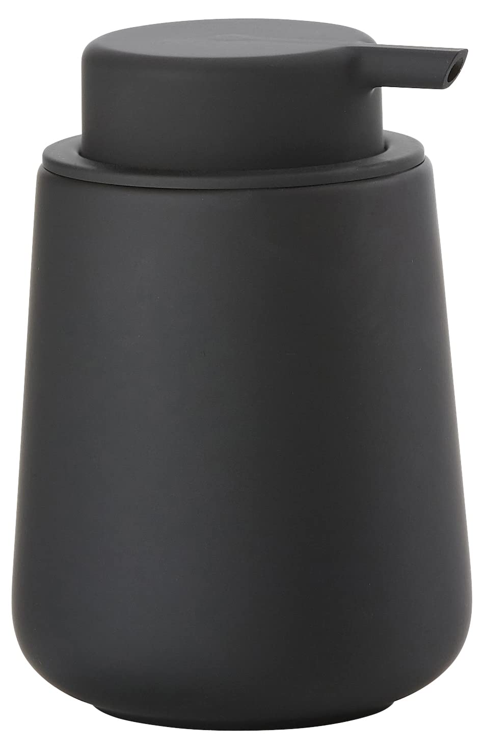 Zone Denmark Nova One Soap Dispenser, Ceramic Bathroom Soap Pump, Refillable Hand Soap, Liquid Soap & Lotion Dispenser, 250 ml, Black