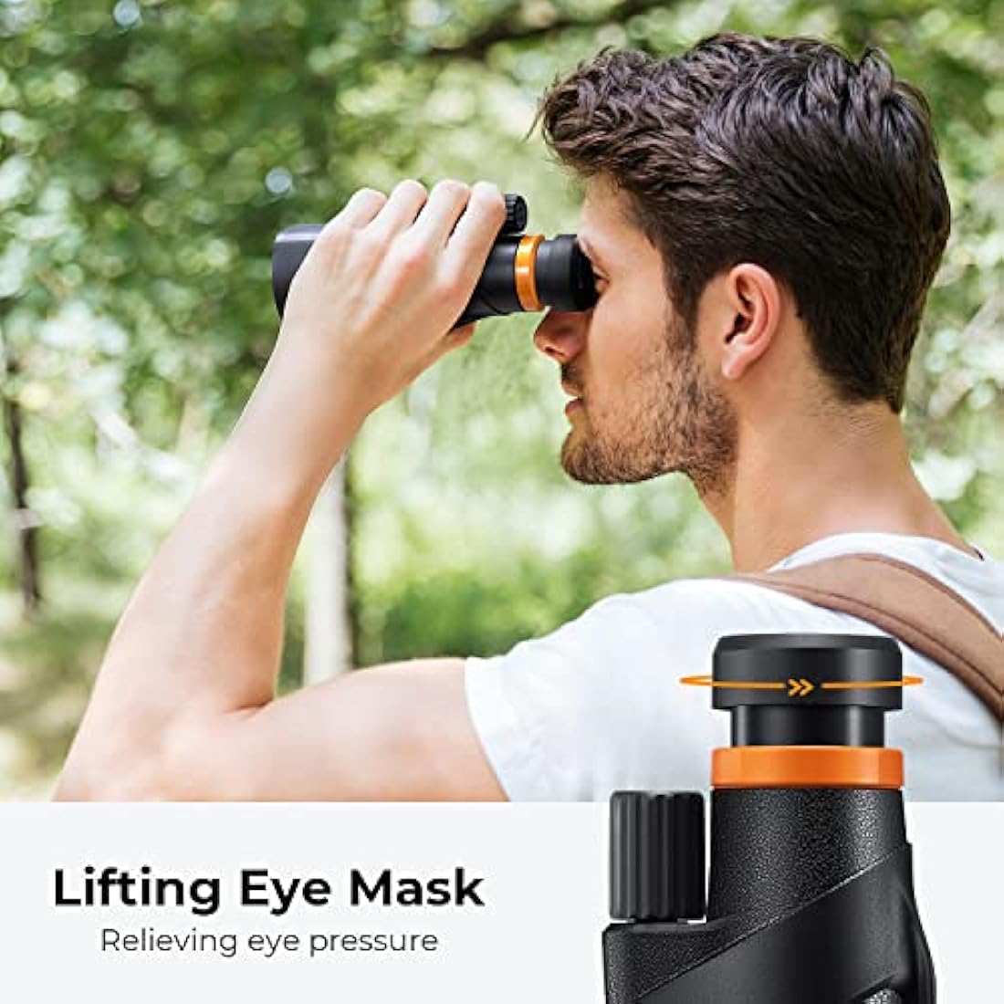 K&F Concept 12X50 High Power Monocular,Waterproof HD Pocket Monoculars Scope for Adults with BAK4 Prism & FMC Lens- IP66 Waterproof- for Bird Watching Hiking Hunting Camping Travelling, Black
