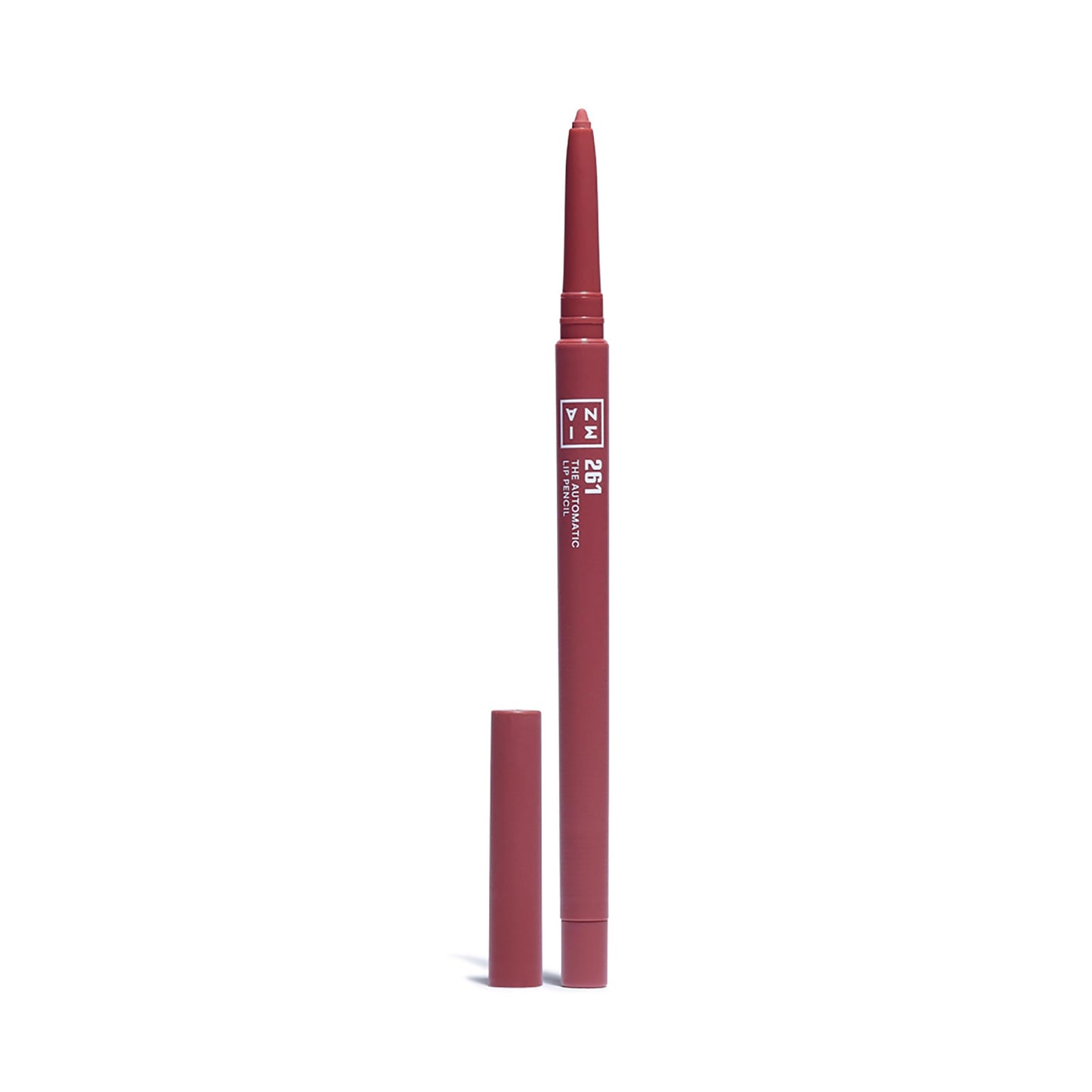 3INA MAKEUP - The Automatic Lip Pencil 261 - Dark nude Lip Liner Built- In Sharpener - Waterproof Lip Liner