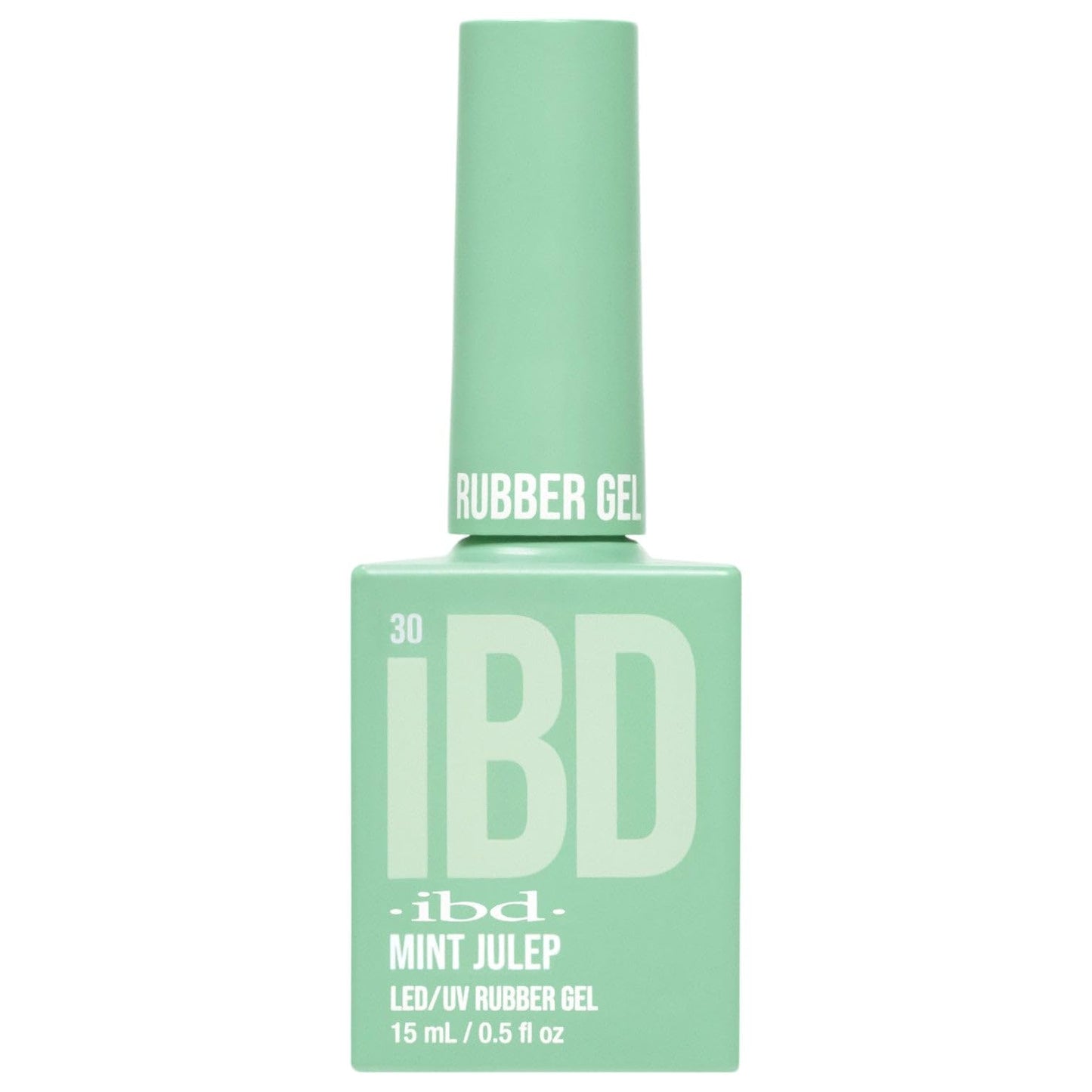 IBD Rubber Gel - Mint Julep - 15 ml - Made in USA - Premium Nail Polish for Durable Manicure and Smooth Nails - LED/UV Varnish