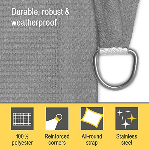 Sol Royal SolVision HS9 ? Rectangular Sun Shade Sail 4x3 m HDPE Breathable & UV-light resistant Sun Protection for Terrace, Balcony, Pool & Garden ?