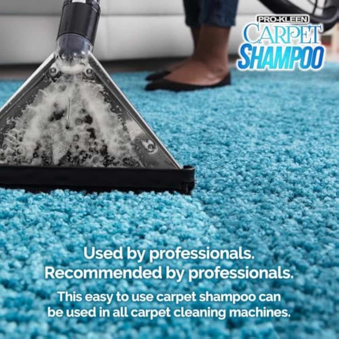 Pro-Kleen Professional Carpet & Upholstery Shampoo – Ocean Fresh Fragrance 5L - High Concentrate Cleaning Solution - Suitable for All Machines