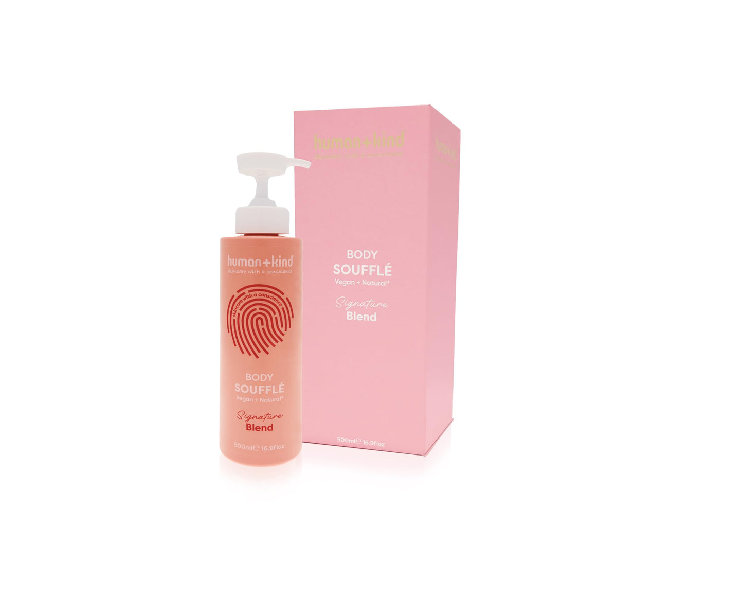 Human+Kind Limited Edition Signature Blend Body Souffl? Gift Set 500ml | Luxurious Whipped Moisturiser | Vegan & Cruelty-Free Hydration for Radiant,