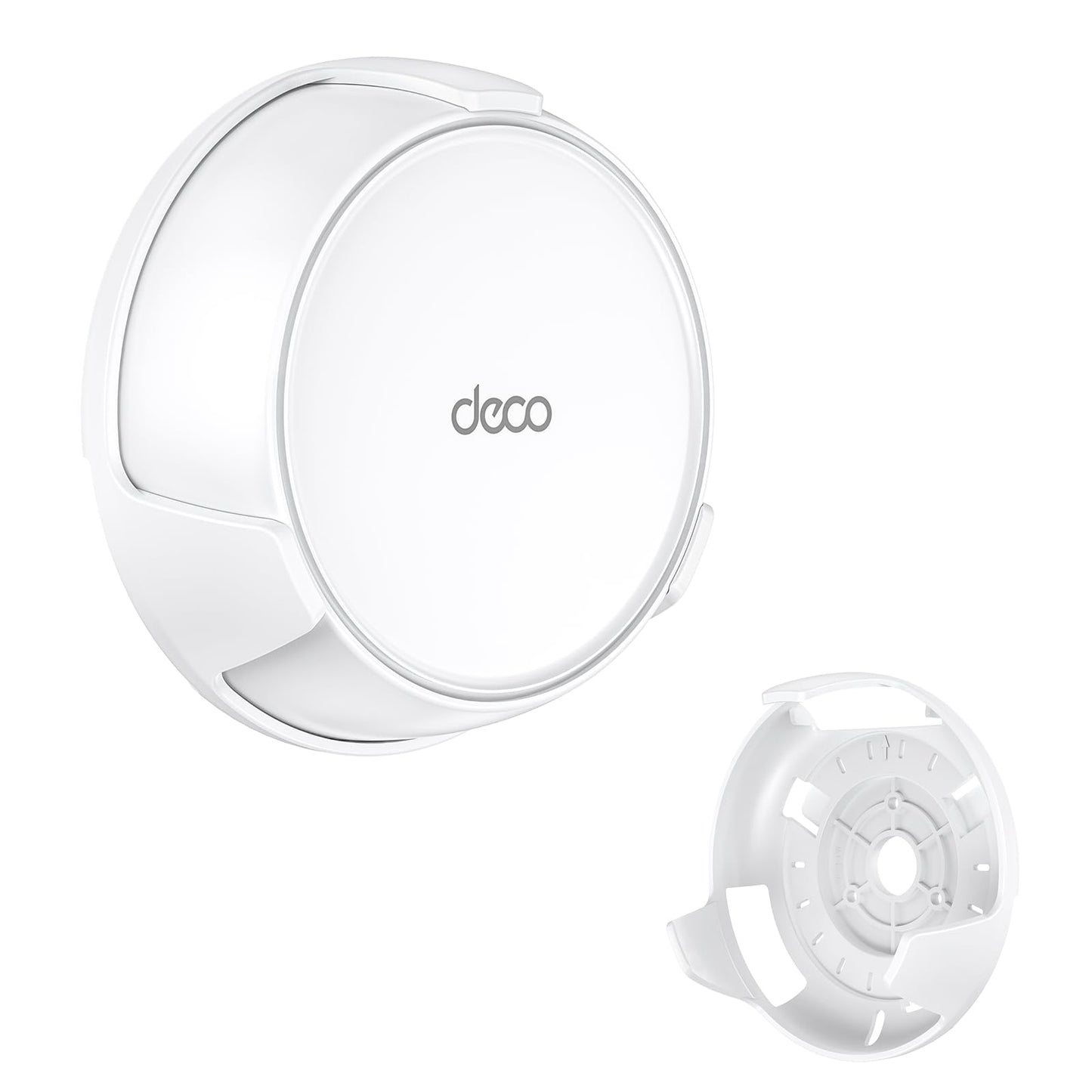EDUP Wall Mount Holder for Deco BE23/ BE25/ BE3600/ BE5000/ WB7200/ WB10800/ WB14400 Mesh WiFi 7 System, Space-Saving Bracket with Hidden Cable