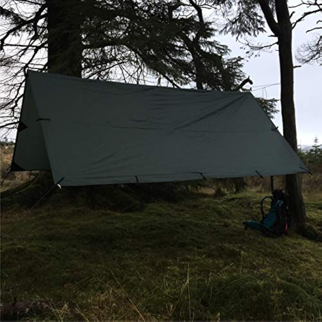 Lomo 4.5m x x3m Tarp Bushcraft Survival Bivi Shelter