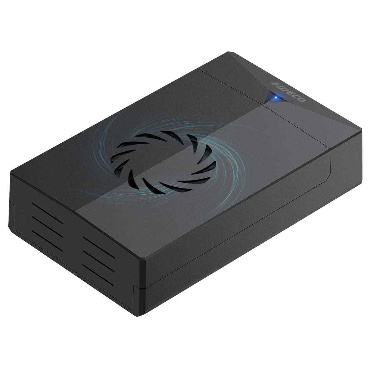 FIDECO Hard Drive Enclosure, USB 3.0 to SATA Hard Drive Docking Station with Cooling Fan, HDD Enclosure for 2.5 or 3.5 inch SATA hard drive, Support