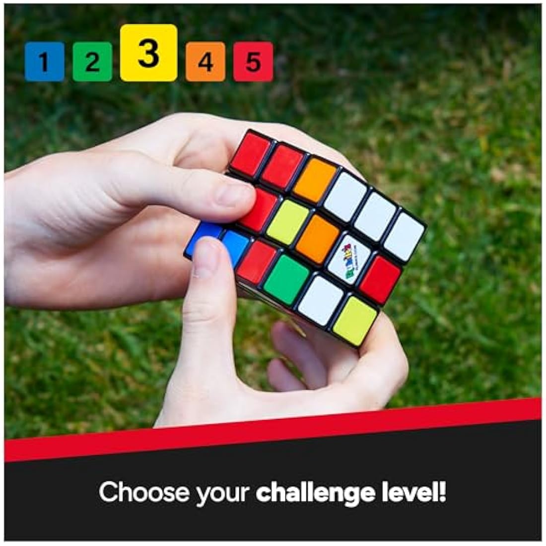 Rubik’s Cube, The Original 3x3 Colour-Matching Puzzle, Classic Problem-Solving Cube