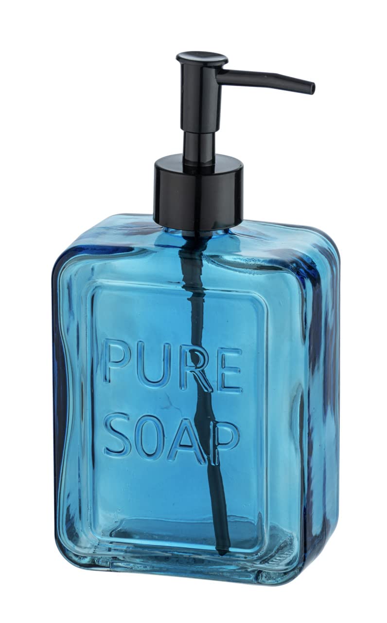 WENKO Pure Soap Soap Dispenser Blue 0.55 L