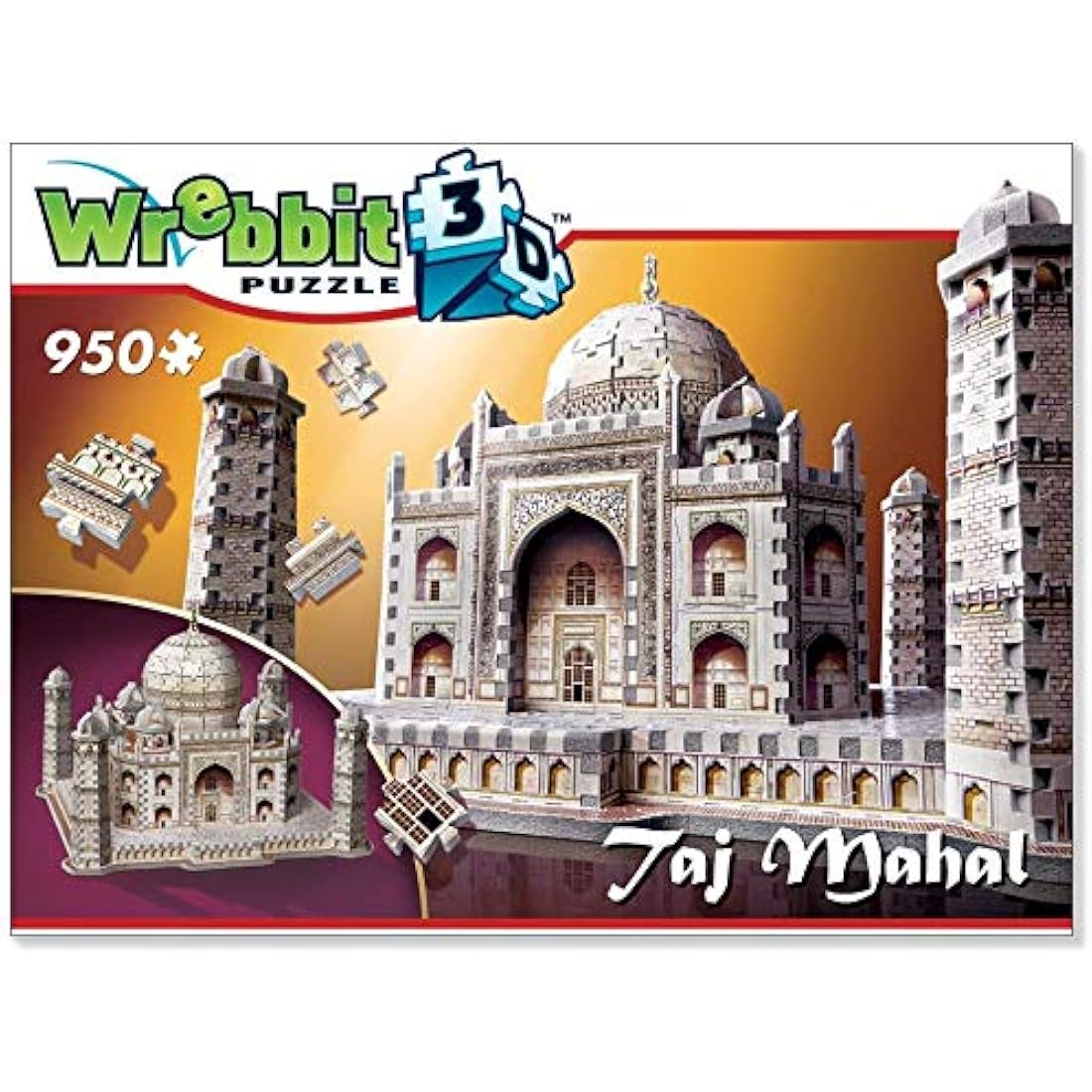 Wrebbit3D | Taj Mahal (950pc) | 3D Puzzle | Ages 8+