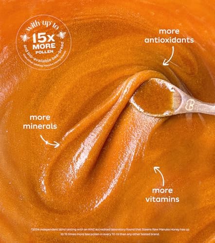 Steens Manuka Honey - MGO 263+ - Pure & Raw 100% Certified UMF 10+ Manuka Honey - Bottled and Sealed in New Zealand - 500g