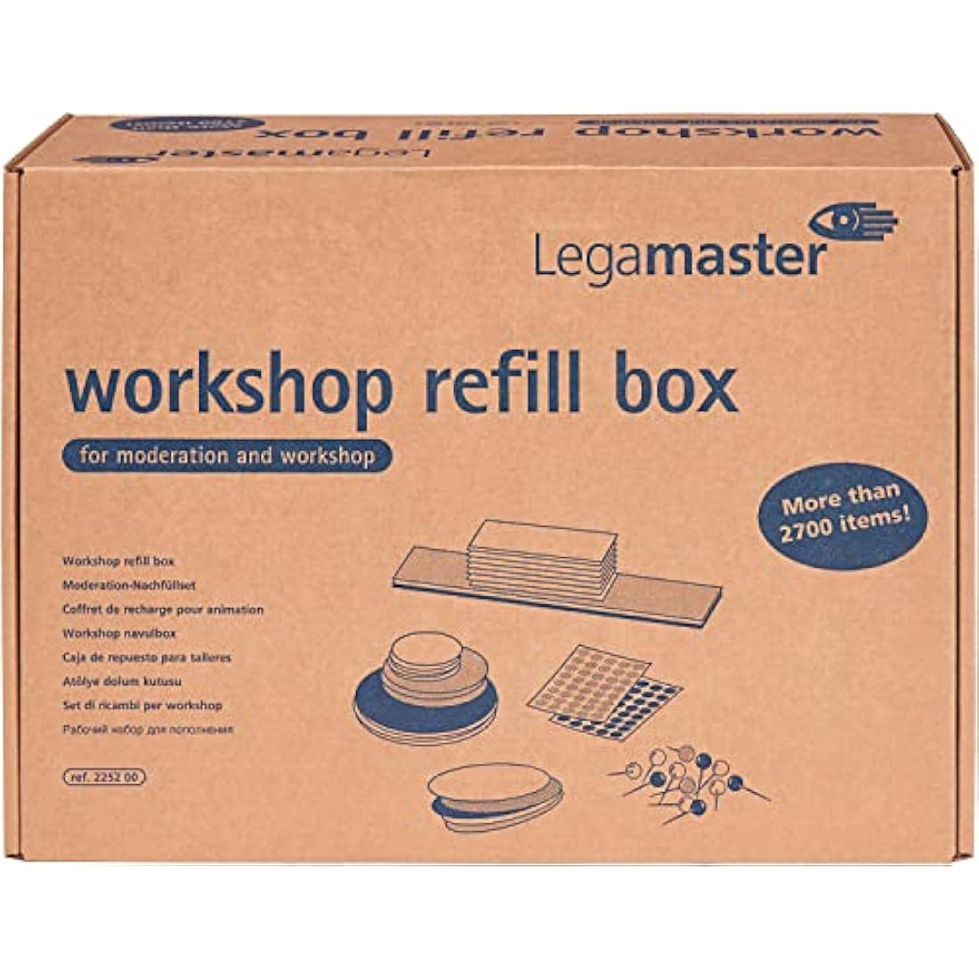 Legamaster workshop refill box - 2700 pieces ideal for facilitating all kind of workshop for trainers, coaches, facilitators, teacher