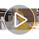 Ourokhome Vegetable Mandoline Slicer Chopper- Rotary Cheese Grater with 3 Interchangeable Ultra Sharp Cylinders Stainless Steel Blades(Red)