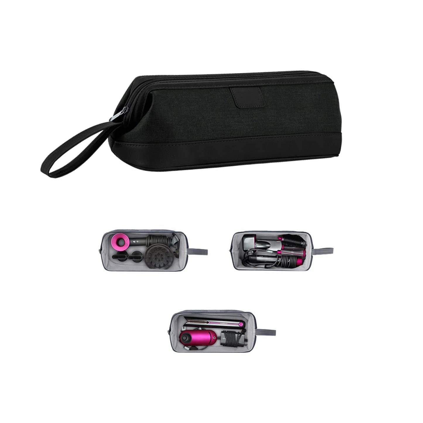 Hosoncovy Travel Case Carrying Case Storage Bag Protective Case for Dyson Supersonic Hair Dryer for Dyson Airwrap Styler for Dyson Hair Straightener