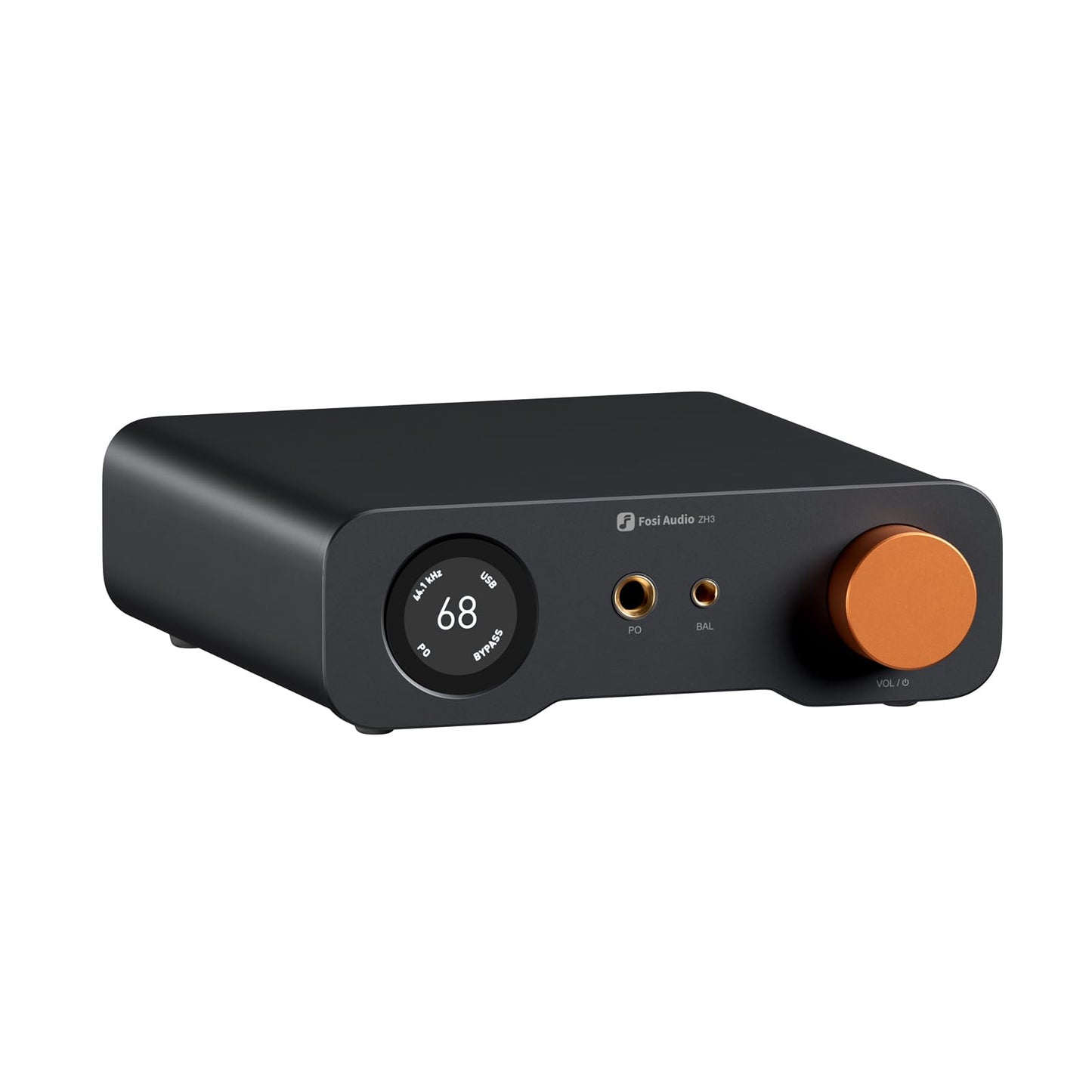 Fosi Audio ZH3 DAC Headphone Amp, Fully Balanced Preamp with AKM4493SEQ XMOS XU316 PCM 768kHz for Amplifiers, USB/Optical/COAX/RCA/12V Trigger Input,
