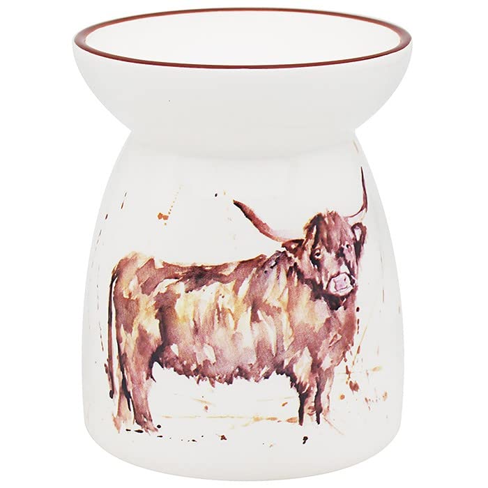 The Leonardo Collection LP48006 Wax/Oil Warmer Country Life Cow 1 Piece Accessory,