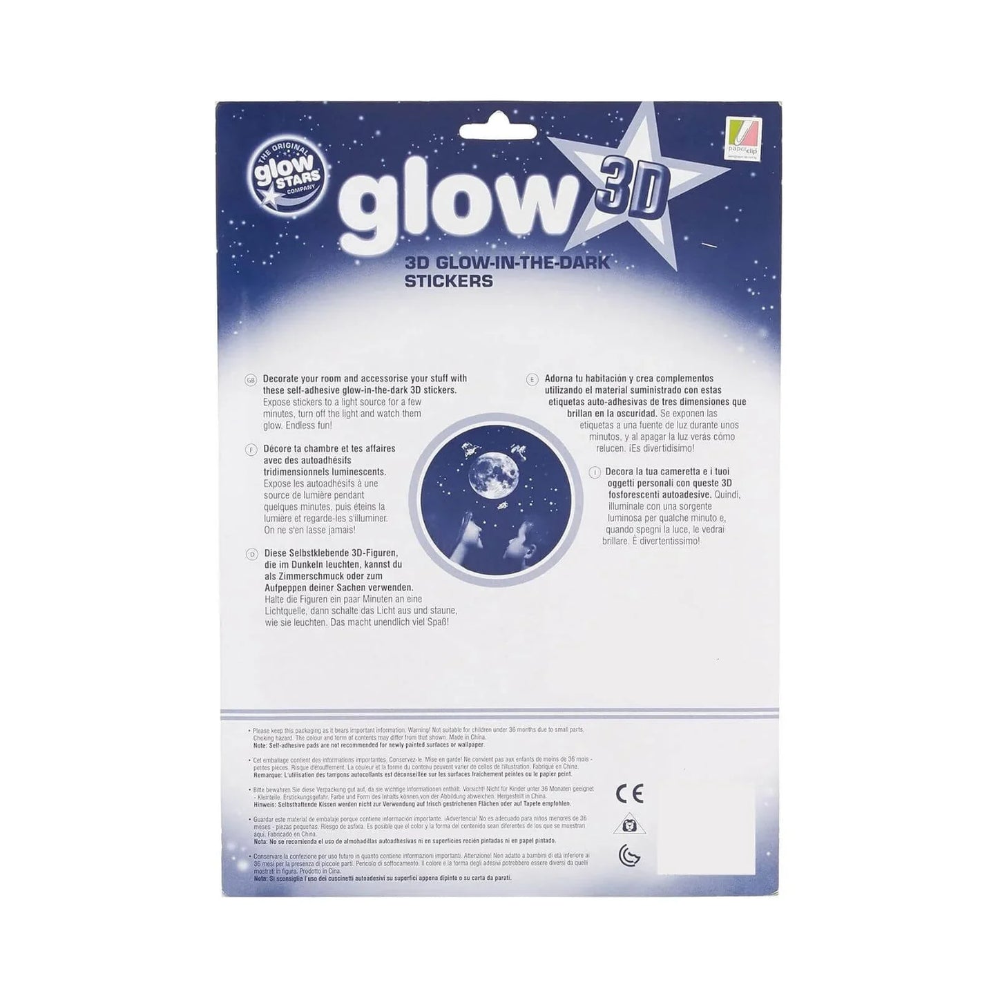 The Original Glowstars Company 3D Moon