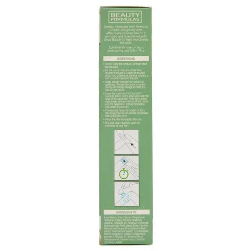 Beauty Formulas Moisturising Hair Removal Cream 3.5 oz / 100 ml - For Smooth, Sensitive Skin