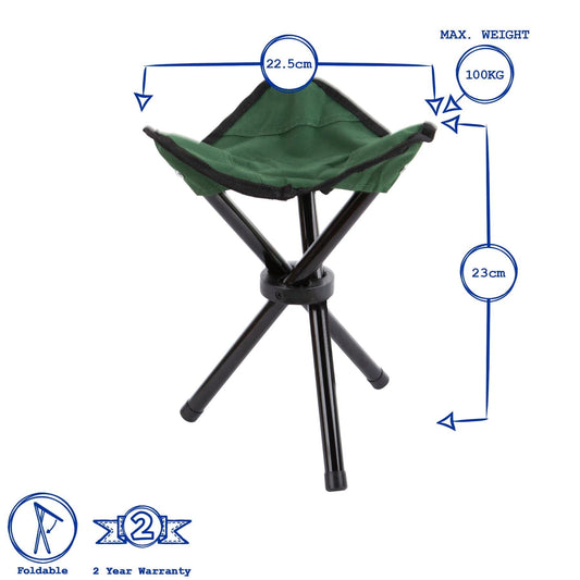 Folding Canvas Camping Stool