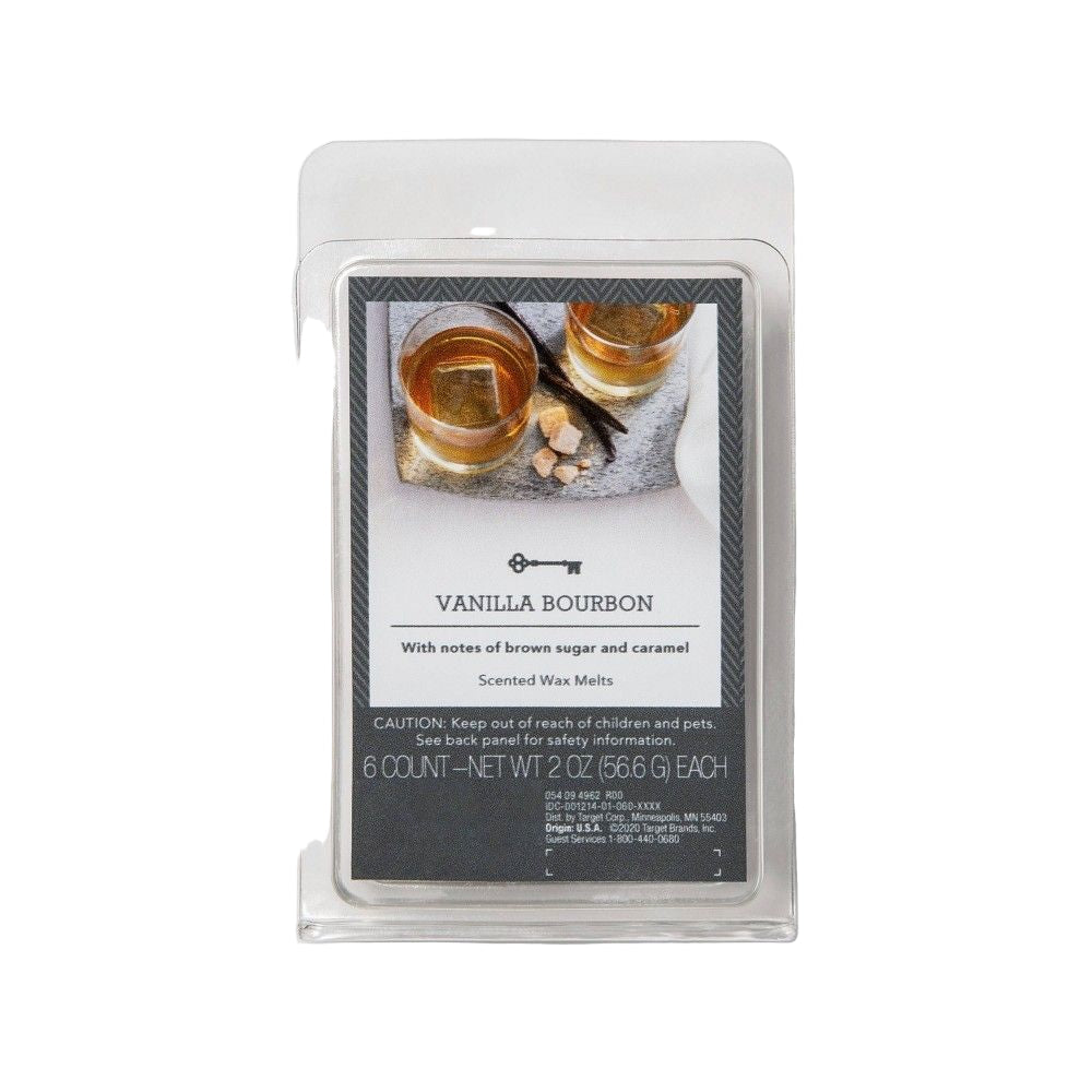 vanilla bourbon Wax Melts - 6 Count - Net WT 2 oz