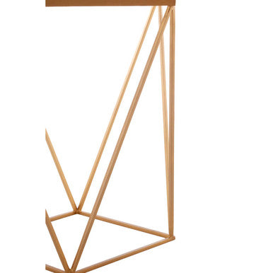 Shalimar White Marble and Gold Finish Square Side Table