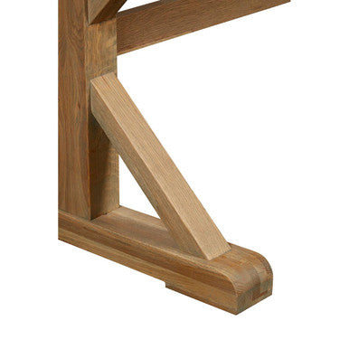 Lyon Grey Wash Oak Wood Rectangular Dining Table